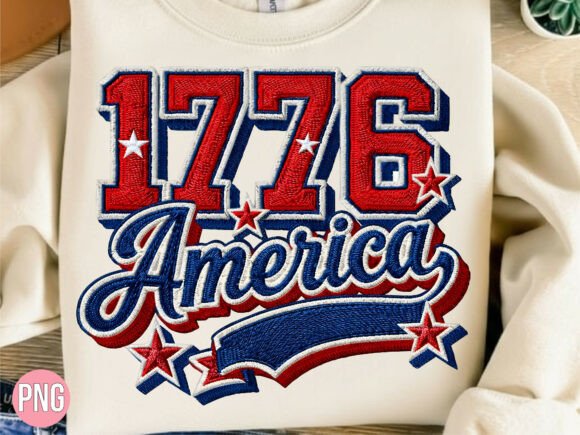 American Pride in 3D: 1776 America Embroidery