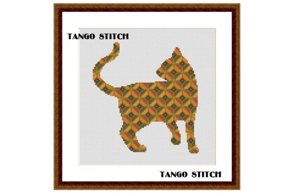 Cat Embroidery 3D Ornament Silhouette Review