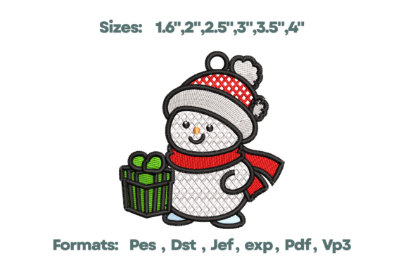 Charming FSL Snowman Ornament for Gifts
