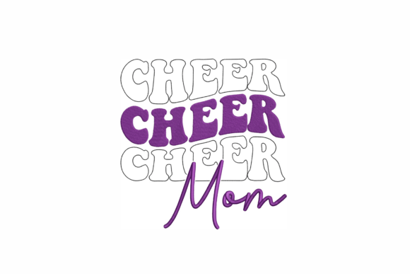 Cheer Mom Embroidery Design: A Stylish Addition