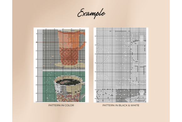 Elegant Traditional Japan Garden Cross Stitch