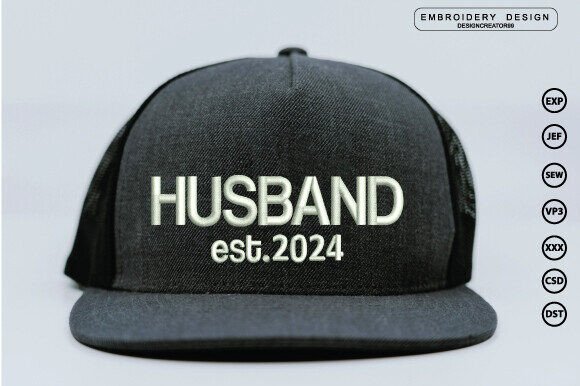 Husband 3D Embroidery Design: A Must-See for Craft Fairs