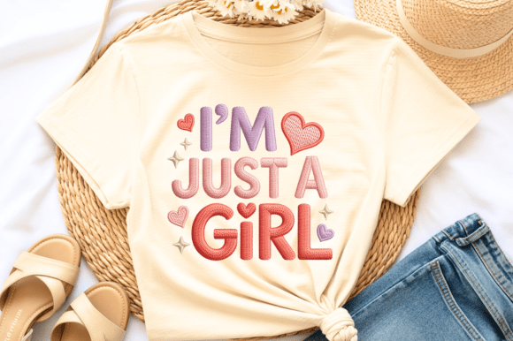 Iām Just a Girl PNG Puffy Embroidery Review