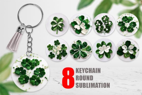 Keychain 3D Shamrocks Embroidery Review