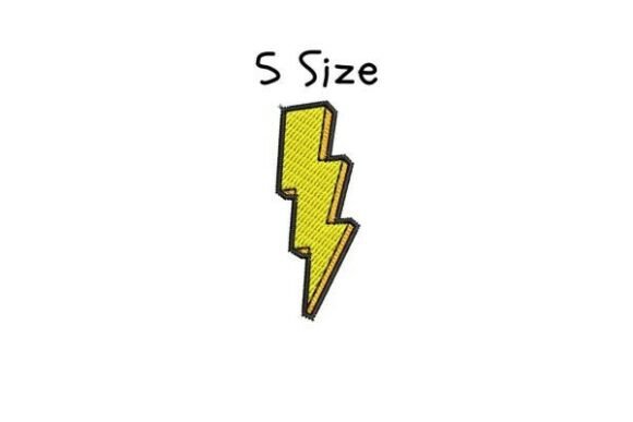 Lightning Bolt Embroidery: A Spark of Creativity