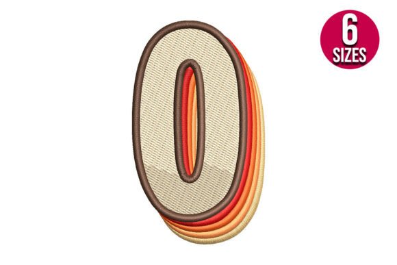 Retro Number Zero: A Vintage Touch for Modern Merch