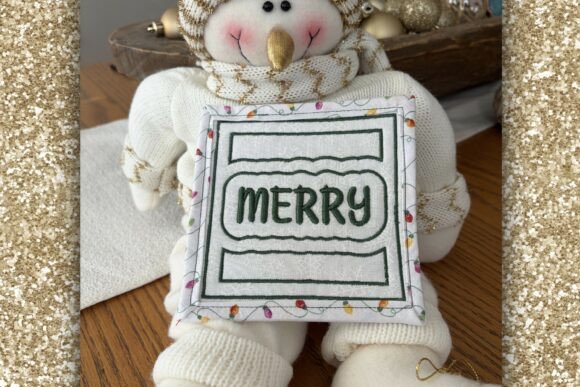 Review: 3D MERRY Text and Quilting-Directions