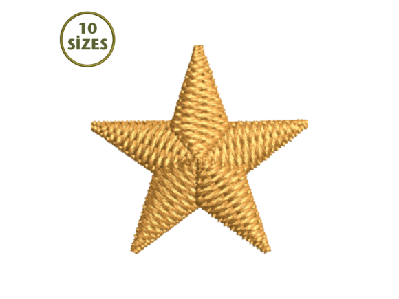 Star Embroidery Design: A Shine for Your Brand